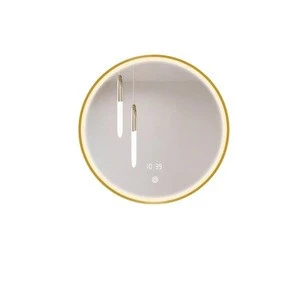 bathroom home decoration LED light make up vanity round mirror prices