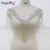 Import Beaded evening dress tassel fringe and trims rhinestone applique for bridal evening dress WDP-298 from China