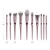 Import Beauty & Personal Care factory wholesale high quality cosmetic tools 10 piece thumb makeup brush rose gold from China