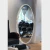 Import Beauty Salon Full Length Floor Body Mirror With 3 Colors Lights Jewelry Studio Makeup Mirror Free Standing Dressing Mirror large from China
