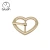Import Belt accessories metal 38mm heart shape pin belt clip buckles for ladies from China