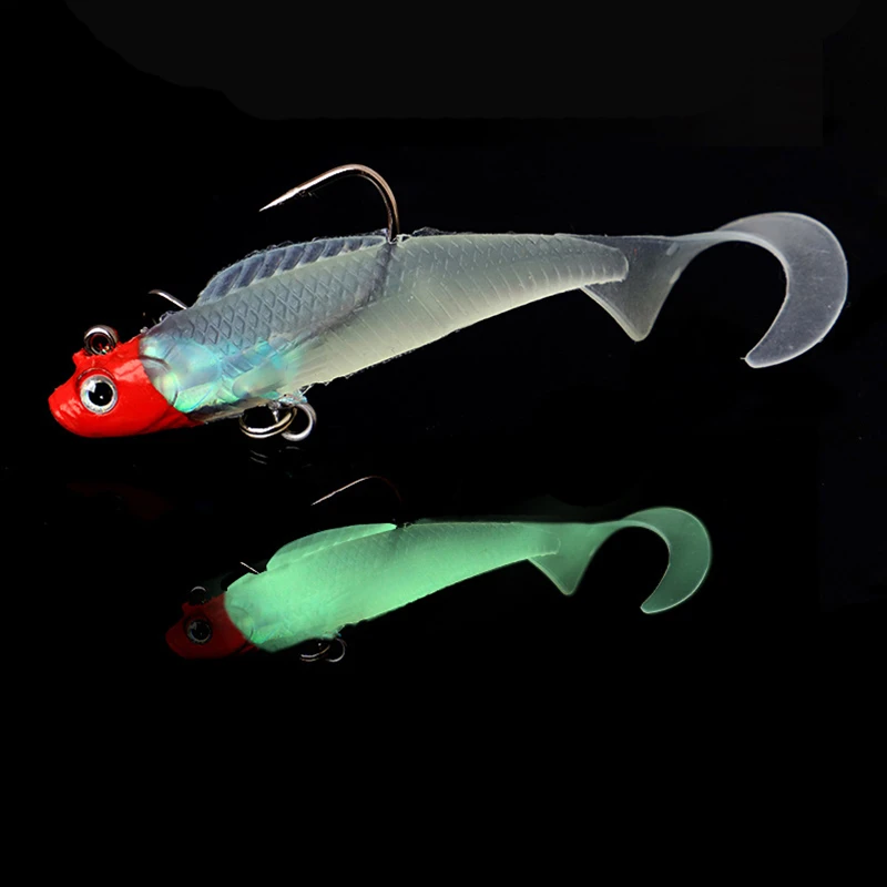 Best affordable soft plastic saltwater fishing lures Wholesale fishing silicone lure 8g/13g/15g soft plastic fishing lures