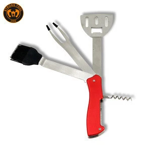 Best BBQ Grill Multi Tool Grill Accessories Cooking 5 in 1 Tool