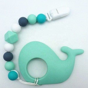 best price Soft silicone Toy baby teether delphinids porpoise teether