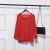 Import Best Selling Ripple chinky knit Swallow gird  Tops Lady sweater from China