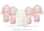 Best selling short women silk hooded microfiber bathrobe