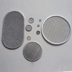 Best selling single layer 304 316 stainless steel dysk filtra parabolic screen filter wire disc