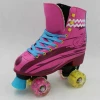 BIGBANG iqq chile pink quad skates cheap girls led light roller skate