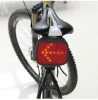 Bike Saddle Bag with Led Lighting Indicator Turn Signals for Bicycle/Motorbike
