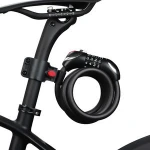 BIKEIN Pro Cycling Bike Cable Lock For Bicycle Steel Wire Anti-theft Password Lock MTB Electric Lock Bicycle Accessories 360g