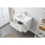 Import BILLAR modern european style furniture white PVC  bathroom  vanity from china factory from China