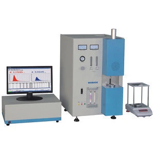 Biobase China Cheap Glass Steel Metal Cement Mineral Tabletop Infrared Carbon Sulfur Analyzer