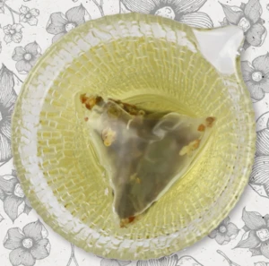 Biodegradable Corn Fiber Tea Bag Packing for Flavored Tea Blend White Peach Jasmine Green Tea