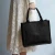 Import Black Burlap Tote Jute Tote Bags with Handles & Laminated Interior Wedding Bridesmaid Gift Bags from China