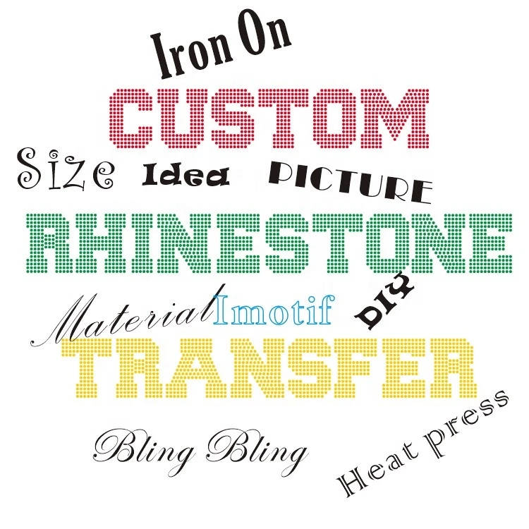 Black Man Juneteenth Customized Iron On Hot-fix Rhinestone Motifs Bling Bling Wholesale