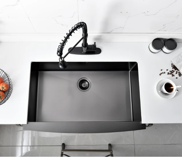 black stainless steel apron kitchen sink apron front sink