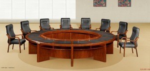 Boardroom Office Furniture Wooden MDF Conference Table And Chairs Designs (FOH-H6001)