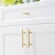 Import Brass furniture handles modern UK style pulls T-bar kitchen wardrobe dresser shoe box drawer cabinet knobs from China