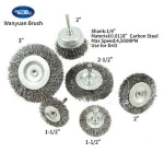 brass steel wire cup brush making machine