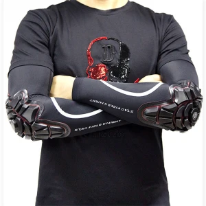 Breathable Motorcycle Hand Sleeve Protector Pads Soft Elbow Pads Protector Motocross Racing Elbow Guard Protective Gear Moto MTB