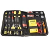 Briefcase style portable zipper electrician tote tool package bag