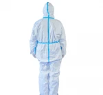 Buy Isolation Gown Disposable Coverall Nonwoven Sms Virus Protection Suit Full Body Biological Protective Safety Clothing Isola