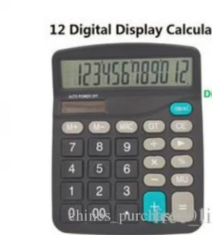 Calculator new 12 Digit Large Screen Calculator Fashion Computer Financial Accounting