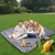 Import Camping Mat Outdoor Waterproof Foldable Picnic Pads Sand Free Mat Blanket Pad for Beach Tent Hiking Two in One Storage Bag from China
