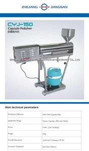 Capsule Polisher (CYJ-150) Tablet Polishing Machine Pharmaceutical Equipment