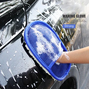 Car Care Cleaning Brushes ,Polishing Mitt Brush Super Clean Wool, Car Wash Glove Car Cleaning Motorcycle Washer