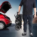 Carbon Fiber Power Adjustable Wheelchair for Adults with Lightweight Foldable Design