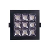 CCT optional 2100lm 9 cell  architectural commercial linear recessed down with high lumen led chip and insulated driver