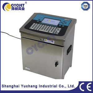 CE certification White Color Ink Small Character Inkjet Printer/Online Ink-jet Coding Machine/Automatic Inkjet Printer