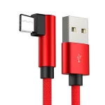 Cell phone usb charger data cable 90 degree quick mobile phone accessories