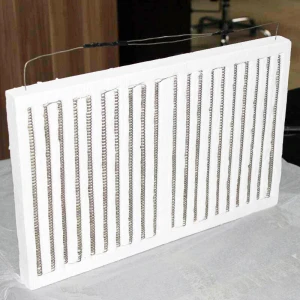 Ceramic fiber heating module
