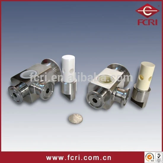 Ceramic parts type high pressure zirconia / alumina ceramic valve