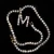 Import Chain &amp; Letter Women Men Rock Hip Hop Bling Jewelry Iced Out Alphabet Pendant Name Tennis Chain Rhinestone Initial Necklace from China