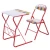 Import Cheap children furniture 3-pieces folding table set kids cartoon study table and chair from China
