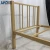 cheap hot selling wooden grainy transfer color commercial furniture bed hotel metal frame apartment single bed for hospitality
