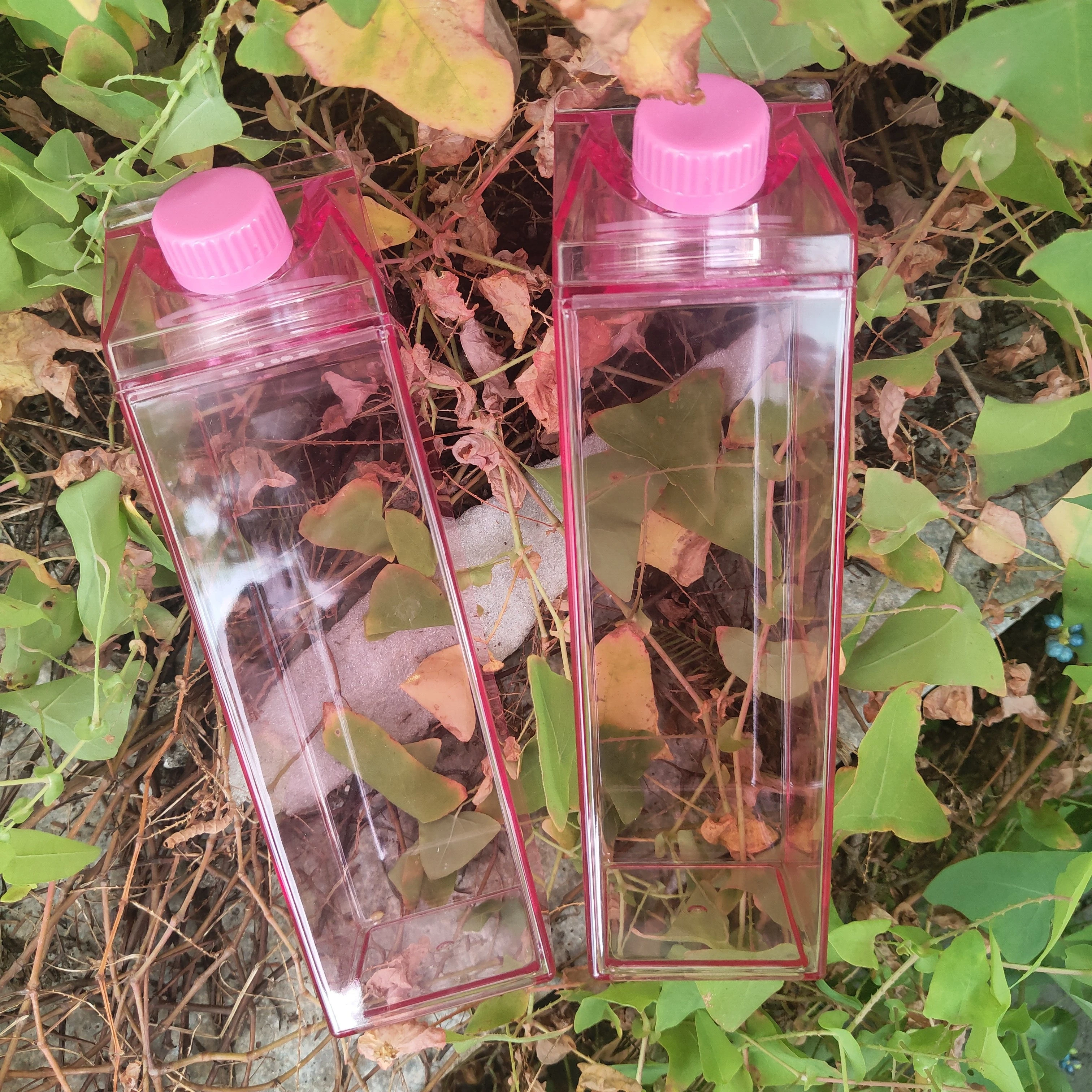 cheap plastic water bottles, plastic resauble rectangle water bottle, 500ml transparent milk bottle