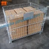 Cheap Price Steel folding storage rack supermarket wire mesh cage