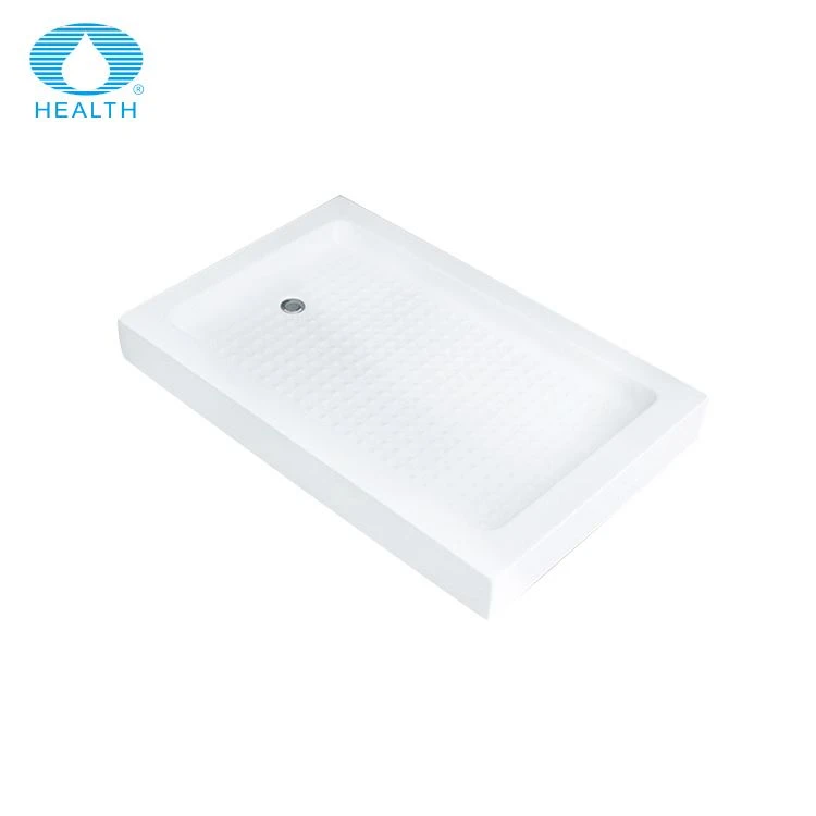 Cheap square white acrylic shower tray