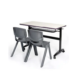 Cheap student desk and chair set school furniture