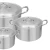 Import CHEF COOKWARES | Dutch Oven ROYAL Casserole 5 Piece Set with Induction [20/28 cm] from Pakistan