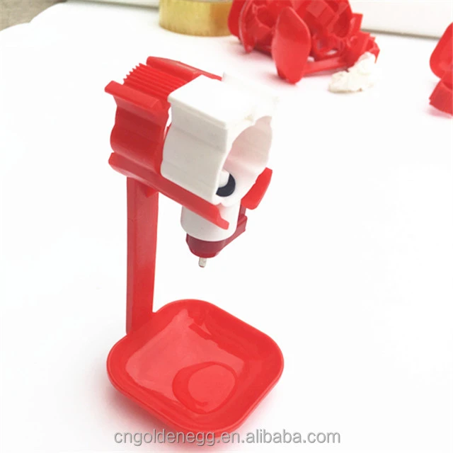chicken raising Automatic nipple drinker with drip cup