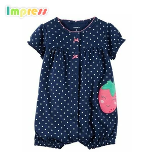 China baby clothes factory sweet style 100%cotton newborn baby rompers clothes lovely baby clothes romper girl
