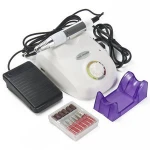 China Best Professional Portable Nail Drill Strong Nail Drill 35000 rpm Manicure Electric Nail Drill Machine with 6 pcs Bits Set