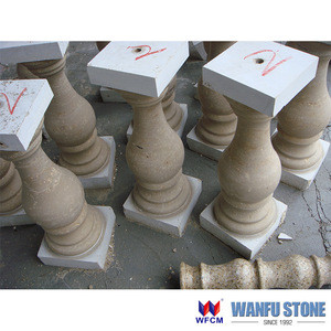 China Factory Natural Stone Main Granite Pillars Design