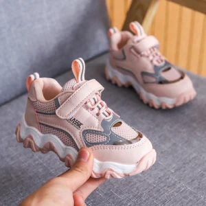 China factory OEM Footwear Breathable Running Hot Sale New Arrivals mesh Ins Comfortable Boys Girls Kids Canvas  kids Shoes