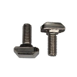 China Fasteners Manufacturer Sales T Slot 6 M5 Thread Self Lock  Hammer Head Type Connector  Screw Bolt